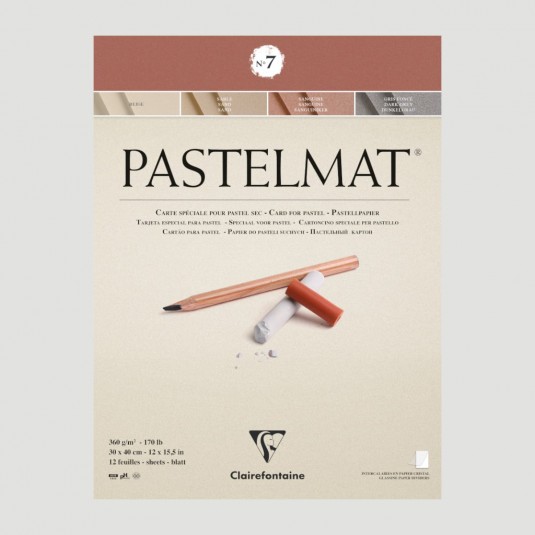 Album Pastelmat 7 – 30×40 da 360gr Clairefontaine